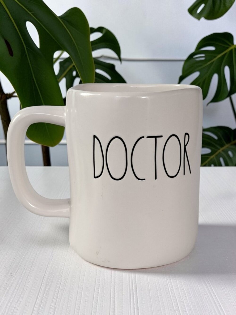 1 Rae Dunn Doctor Hero 2-Sided Mug
